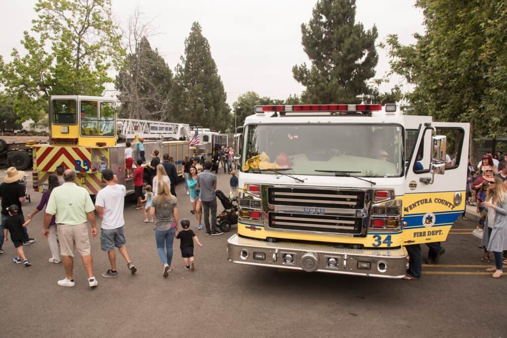 VCFD Engine at a community event