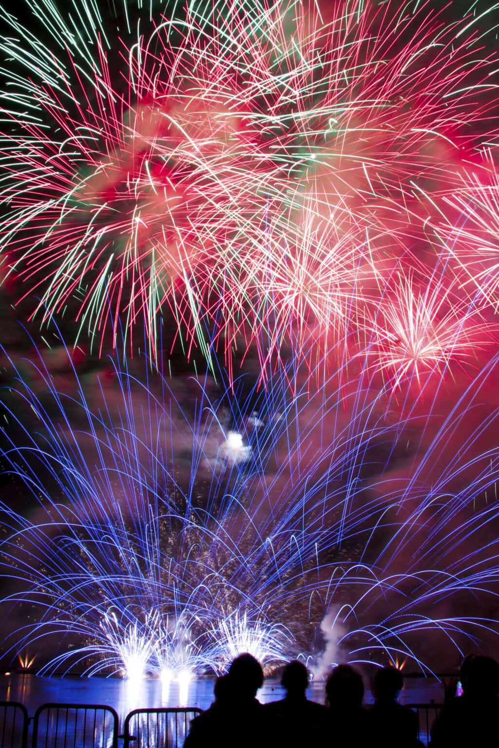 Multicolored Fireworks