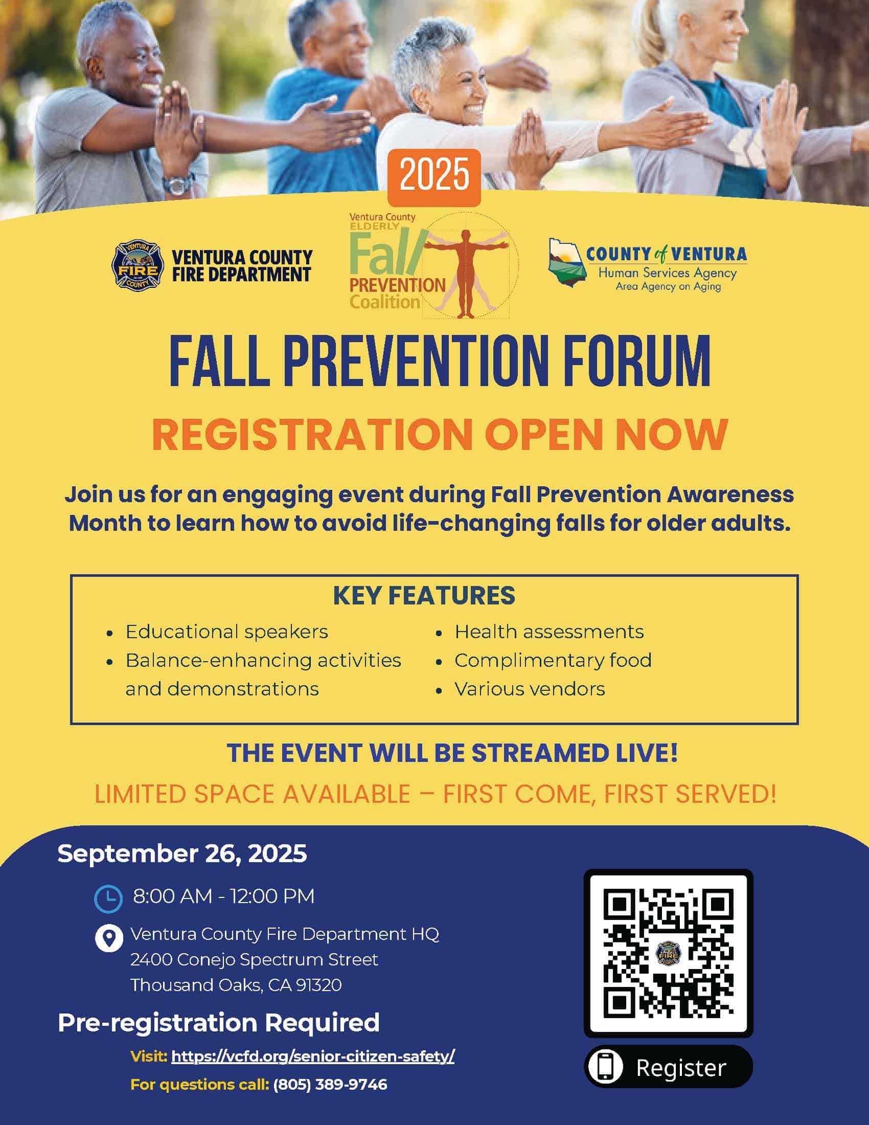2025 Fall Prevention Forum Flyer